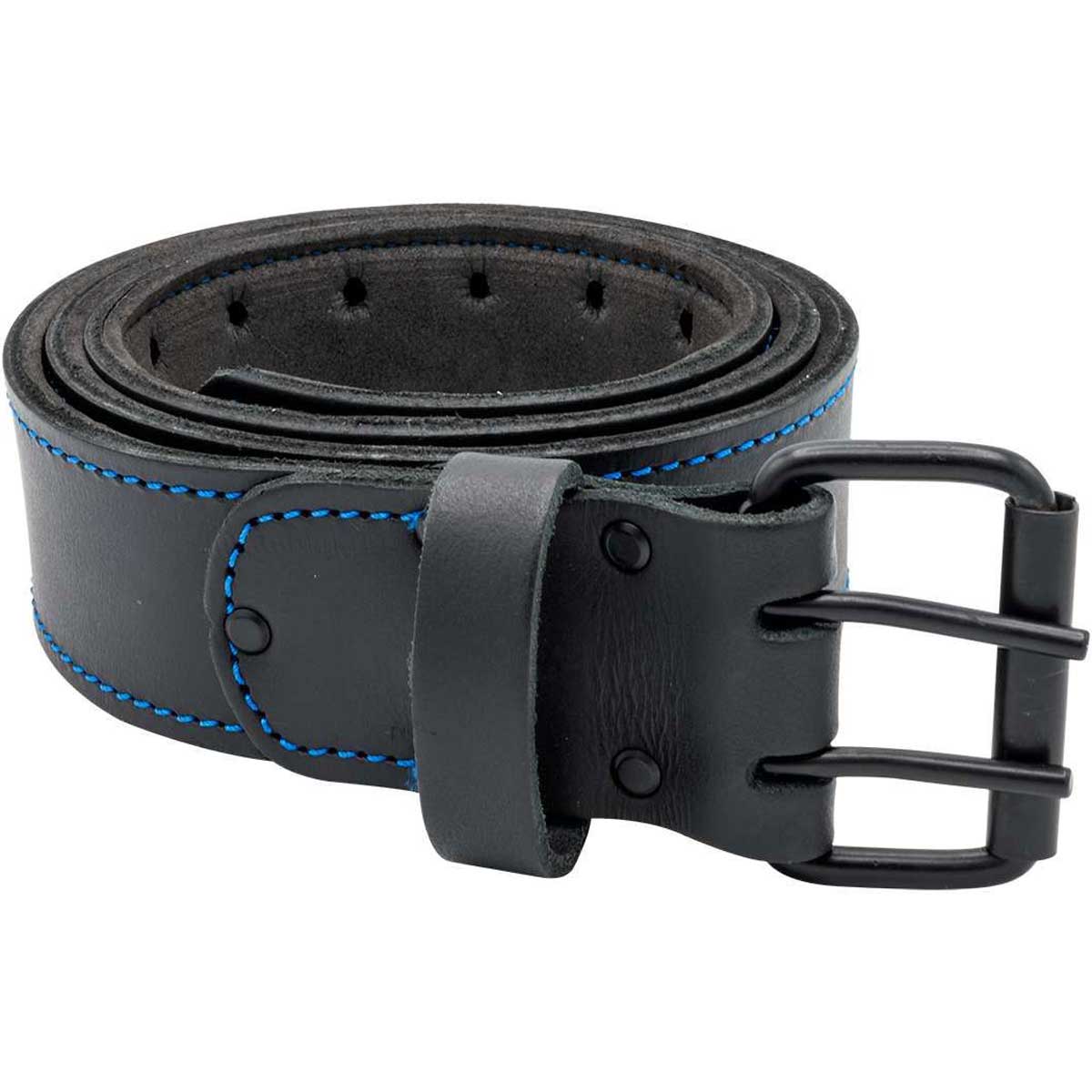 OX 2" Black Leather Belt Large